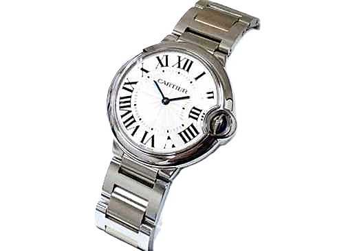 カルティエ買取 バロンブルーMM W69011Z4